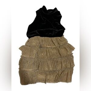 Zunie Black Velvet Dress